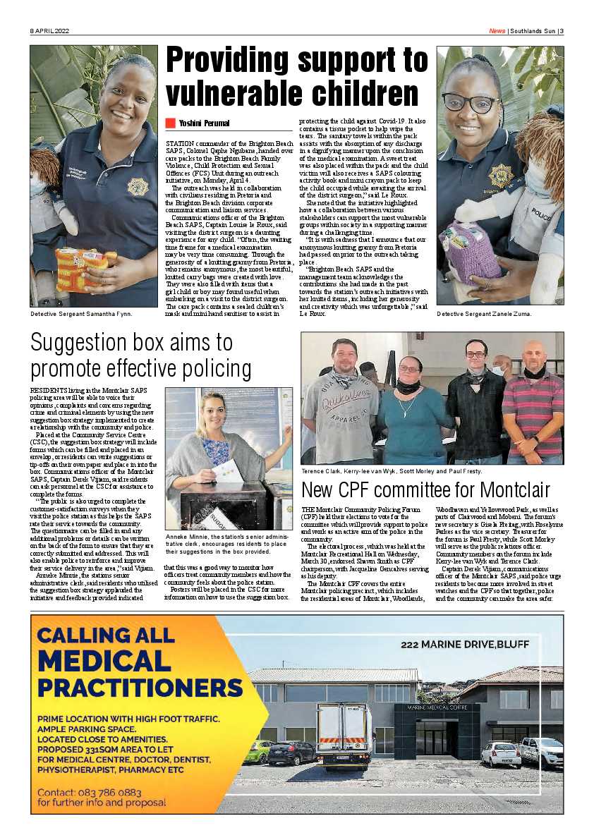 Southlands Sun 8 April 2022 page 3