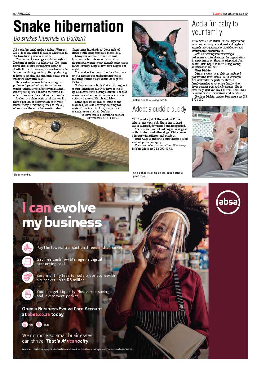 Southlands Sun 8 April 2022 page 9