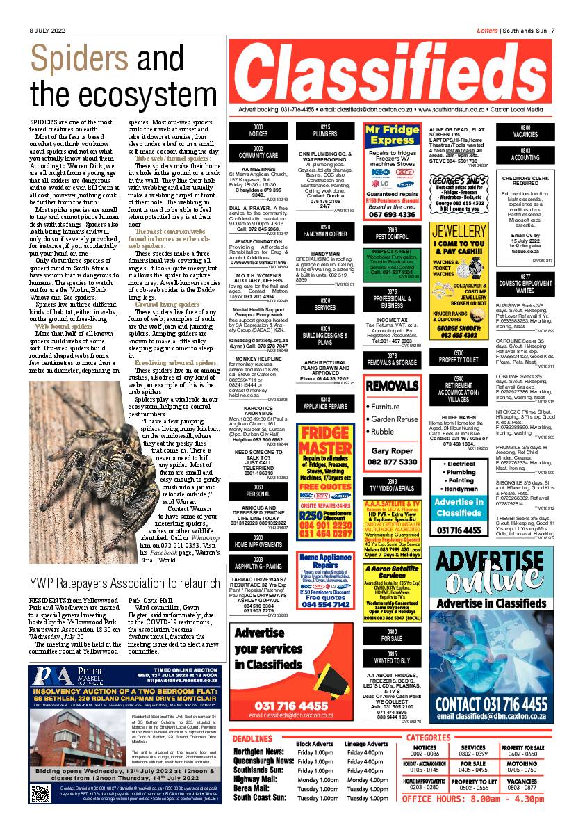 Southlands Sun 8 July 2022 page 7