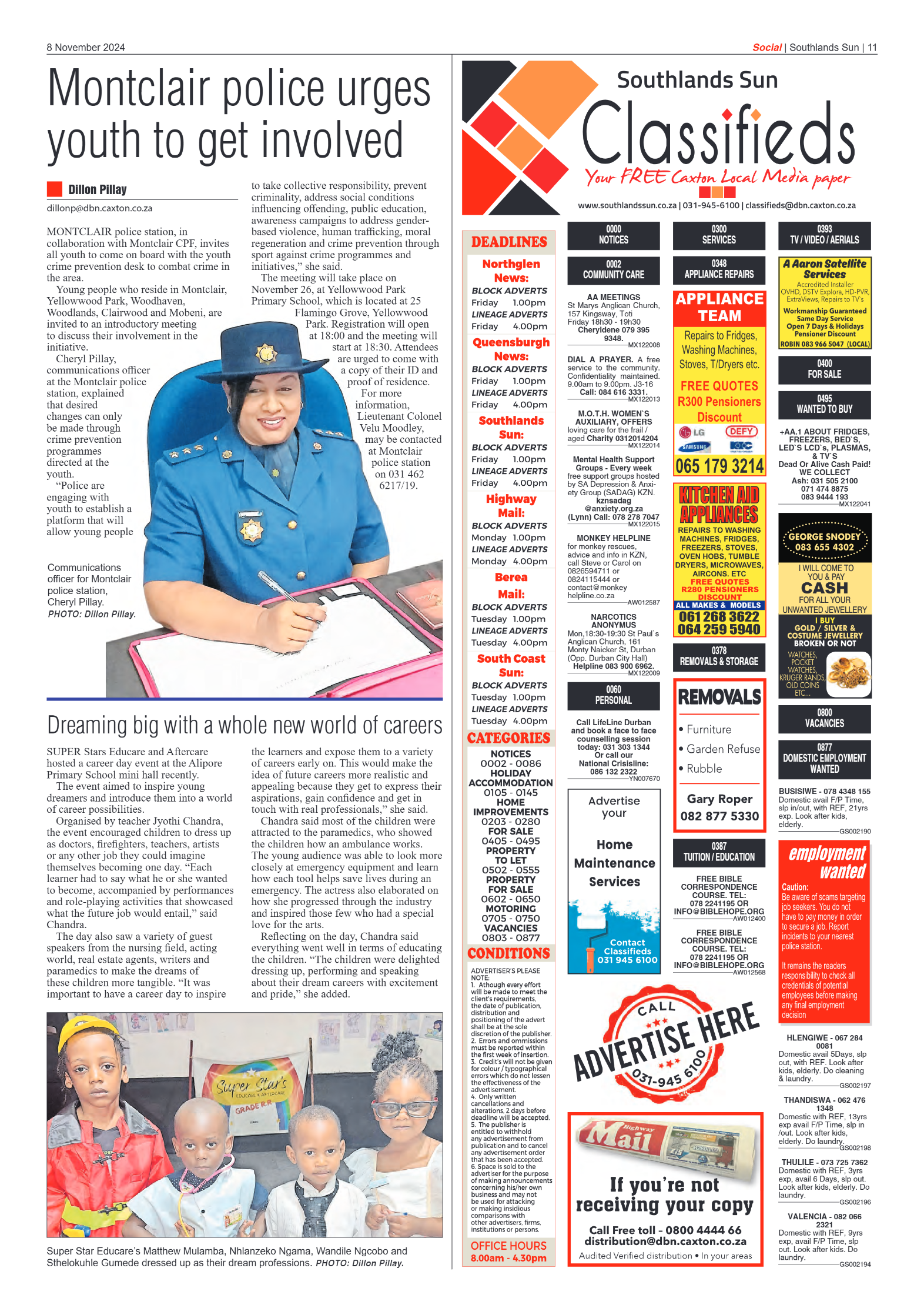 Southlands Sun 8 November 2024 page 11
