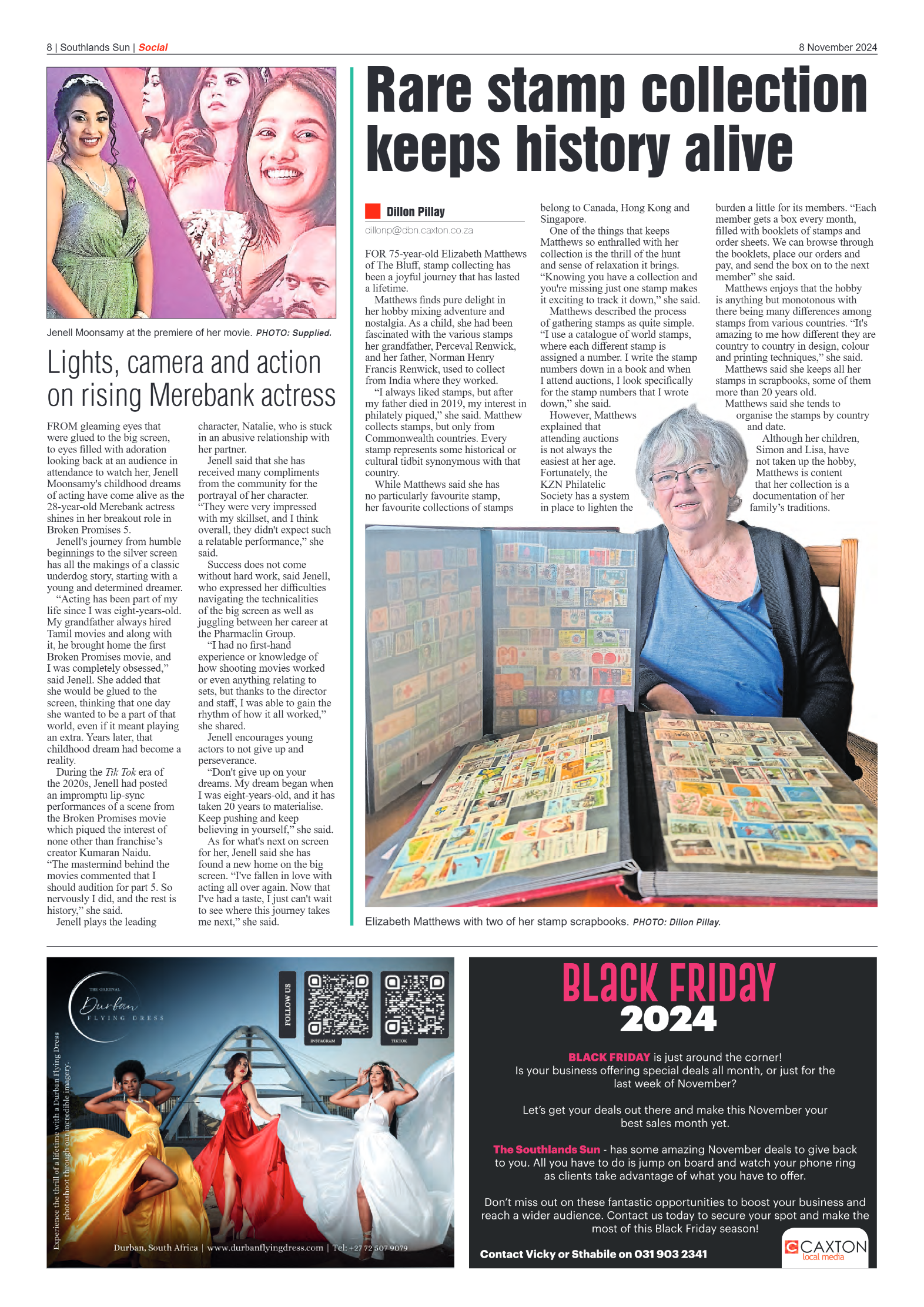 Southlands Sun 8 November 2024 page 8
