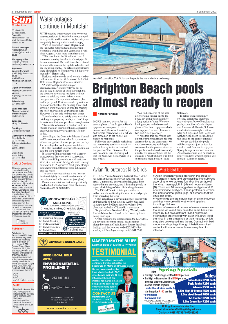 Southlands Sun 08 September 2023 page 2