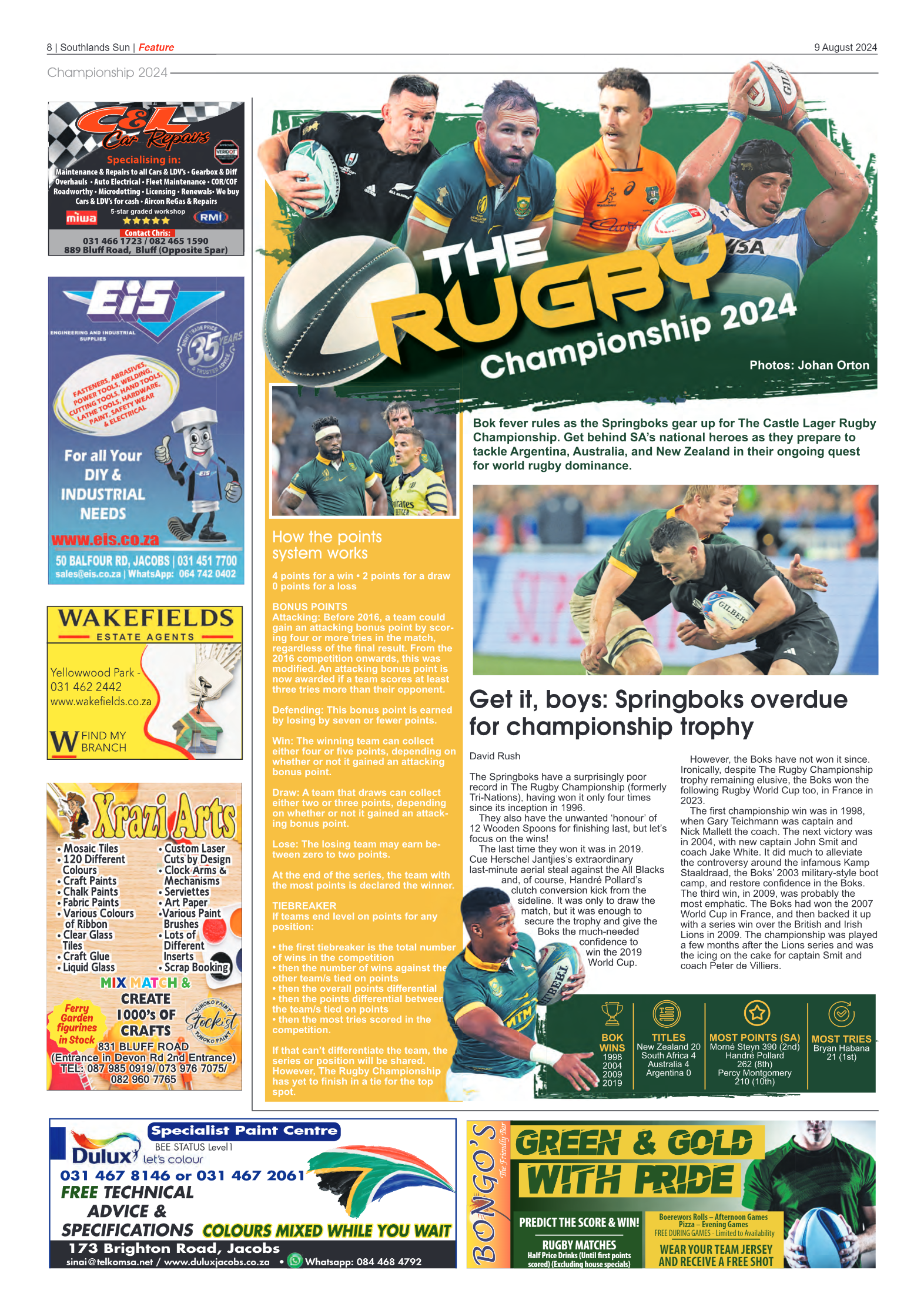 Southlands Sun 9 August 2024 page 8