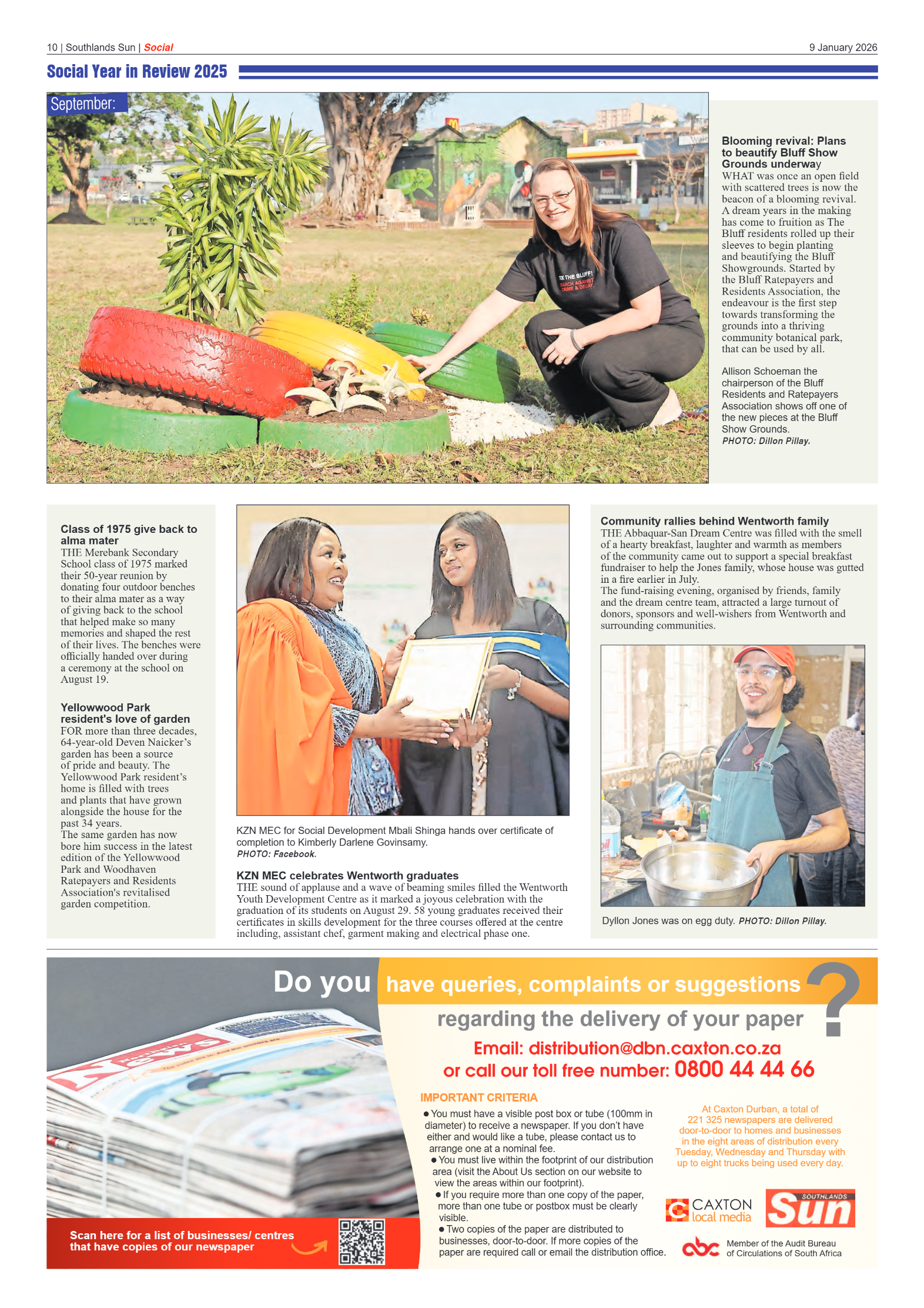 Southlands Sun 9 January 2026 page 10