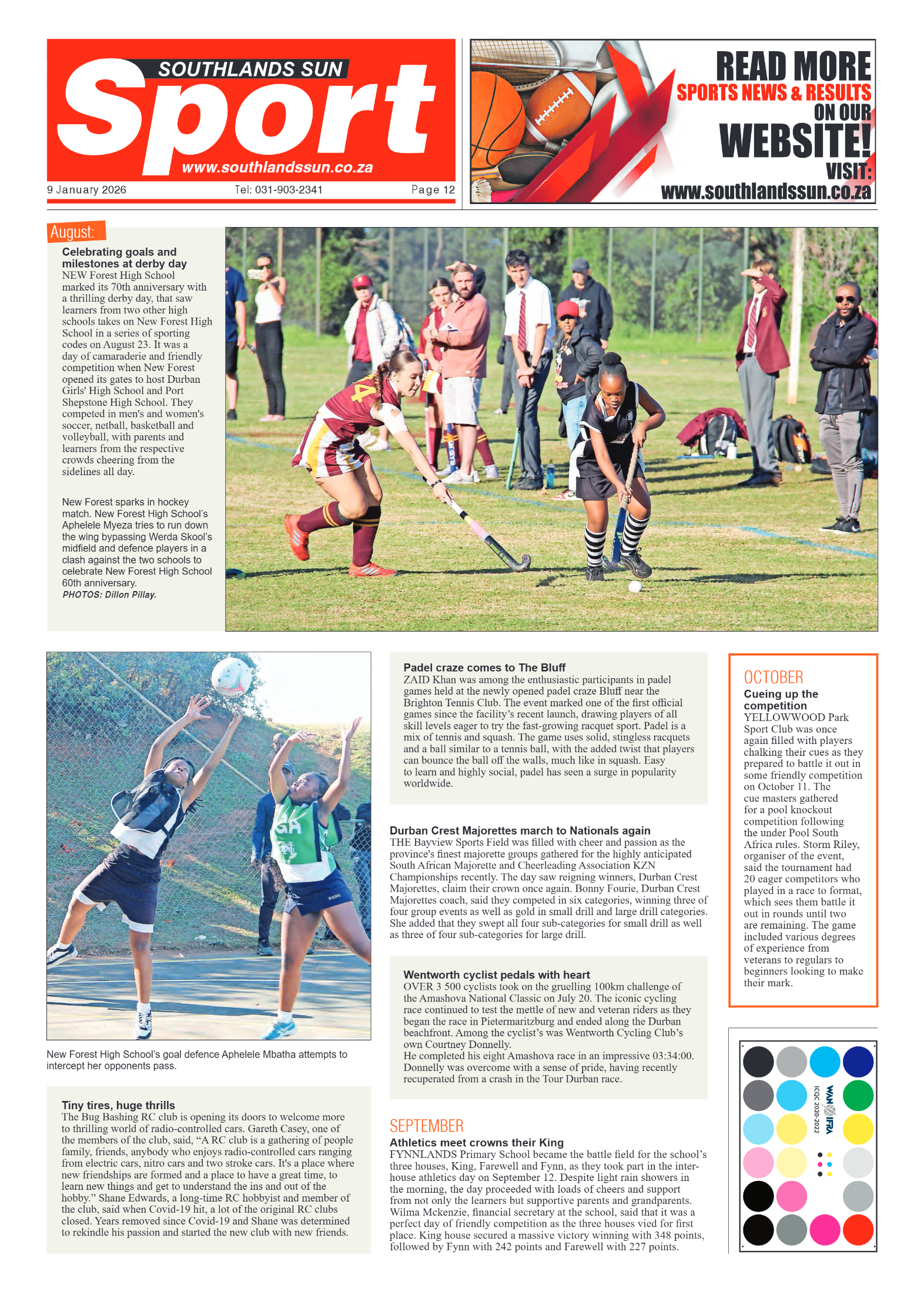 Southlands Sun 9 January 2026 page 12