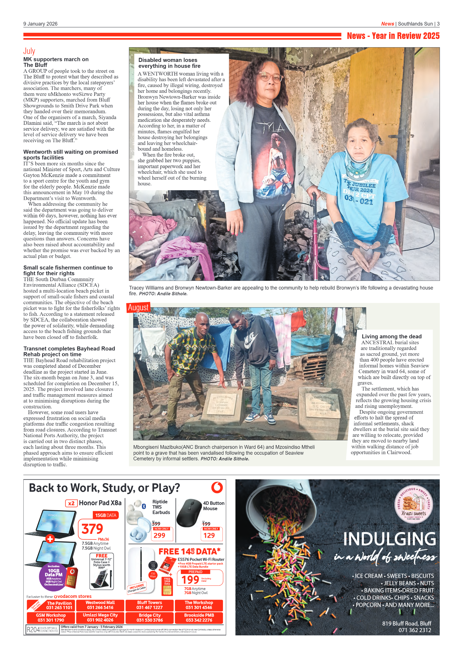 Southlands Sun 9 January 2026 page 3