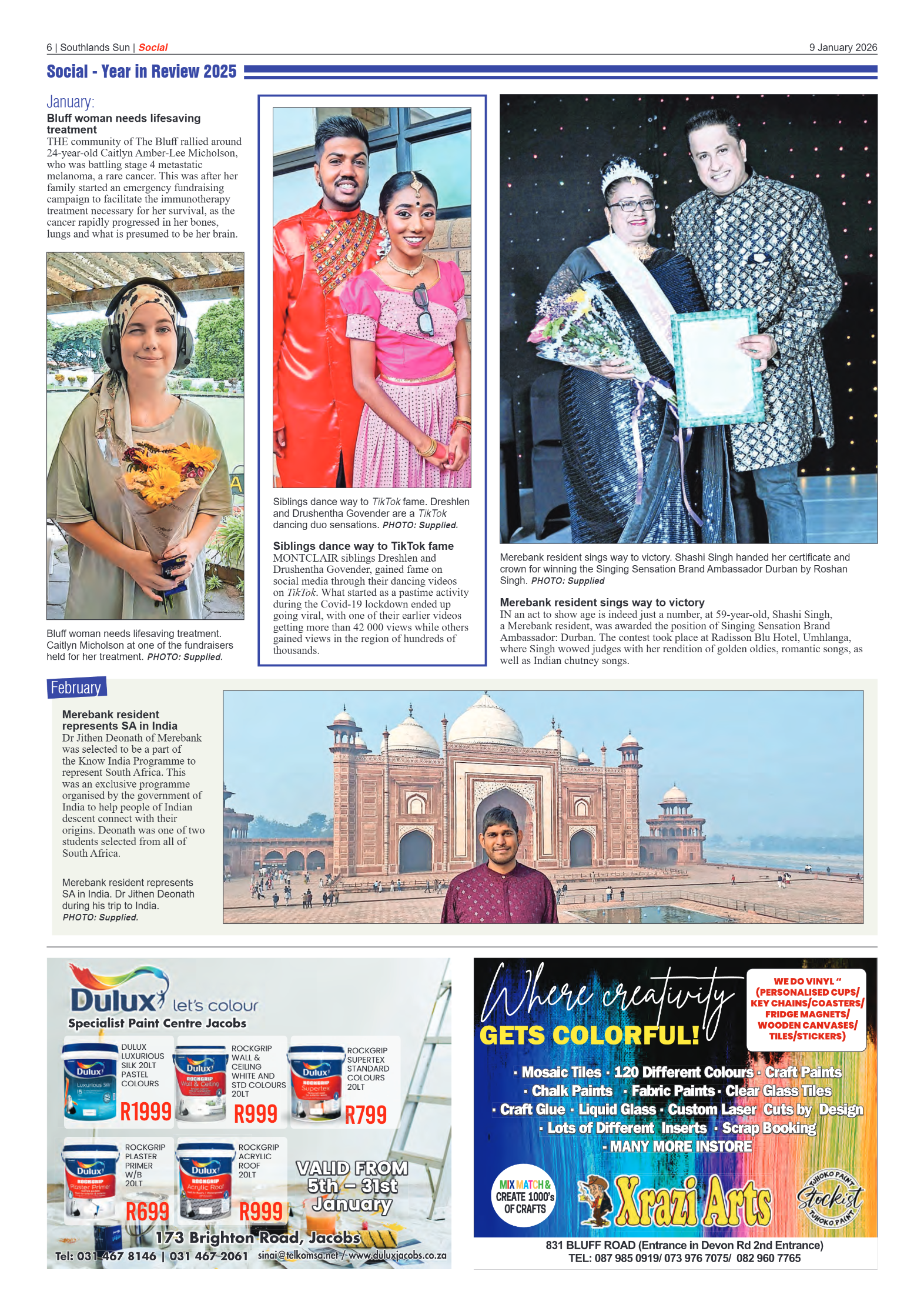 Southlands Sun 9 January 2026 page 6