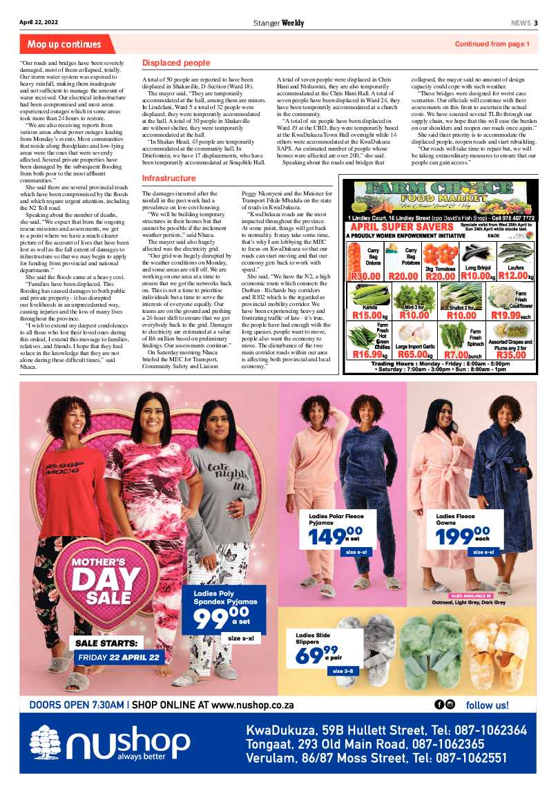 Stanger Weekly 22 April 2022 page 3