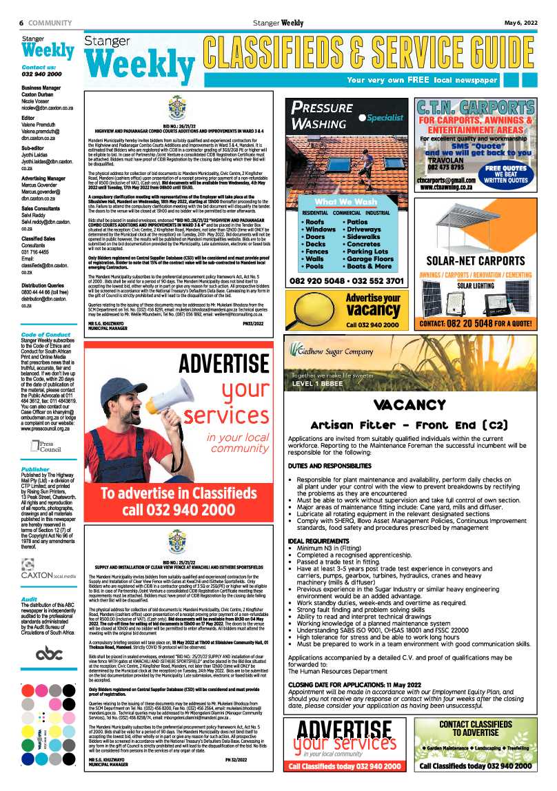 Stanger Weekly 06-05-2022 page 6