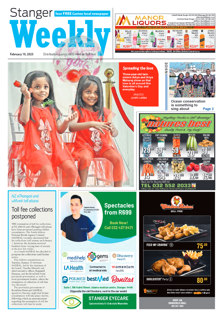 Stanger Weekly 10 February 2023 page 1