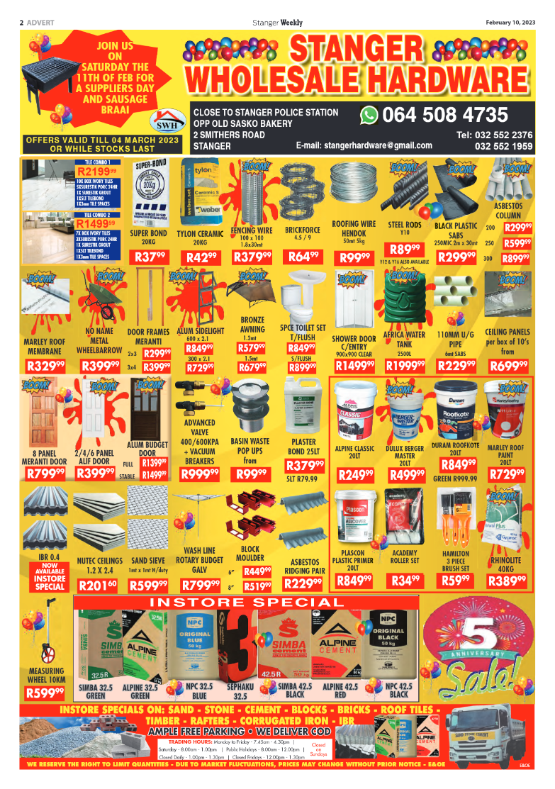 Stanger Weekly 10 February 2023 page 2