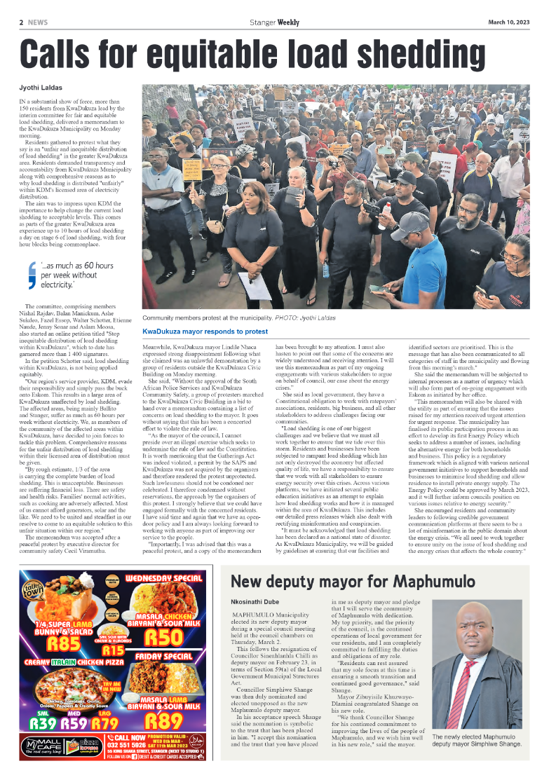 Stanger Weekly 10 March 2023 page 2