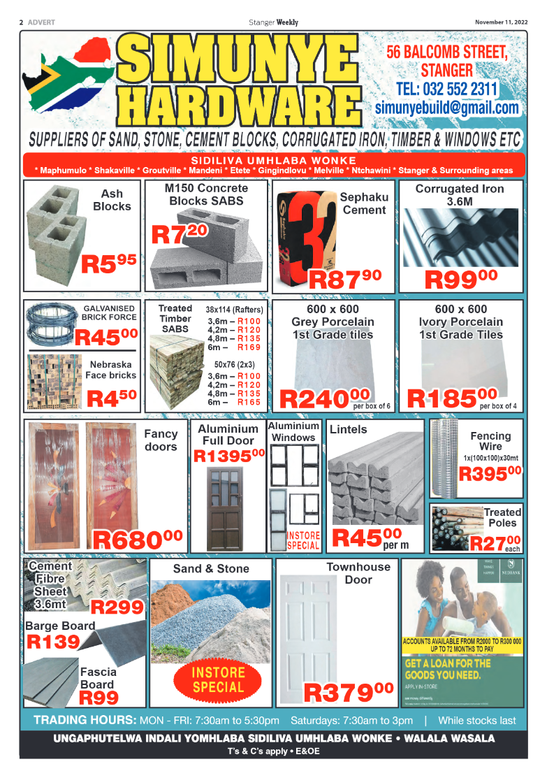 Stanger Weekly 11 November 2022 page 2