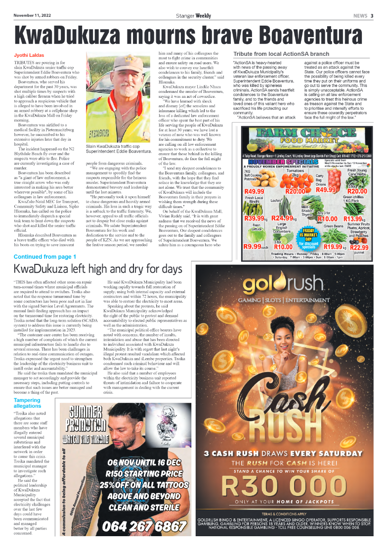 Stanger Weekly 11 November 2022 page 3