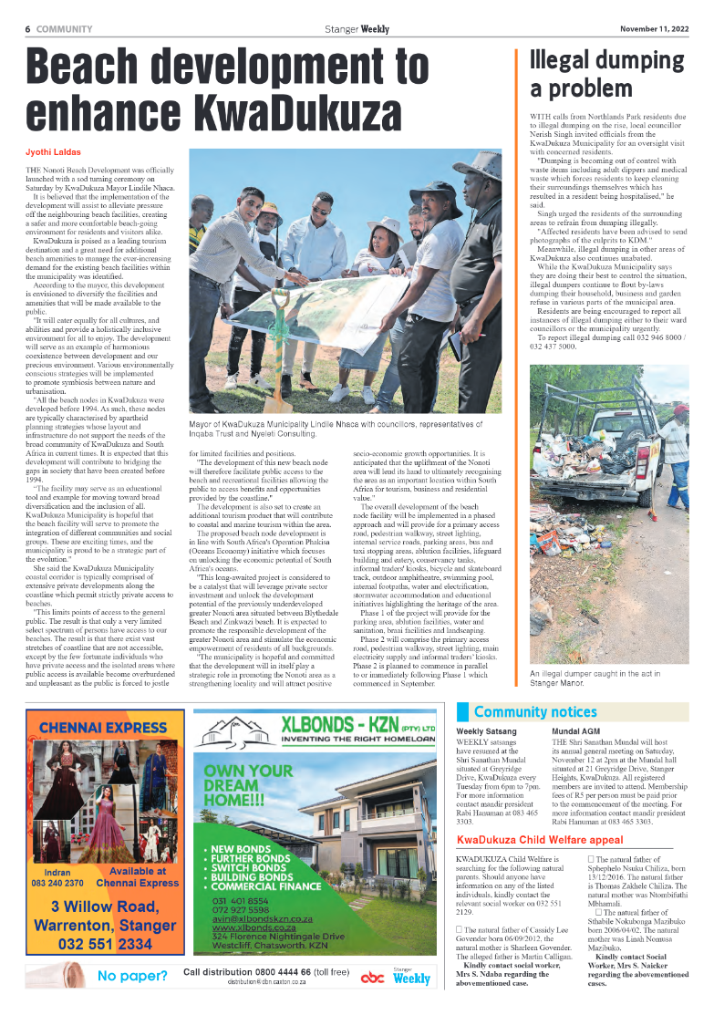 Stanger Weekly 11 November 2022 page 6