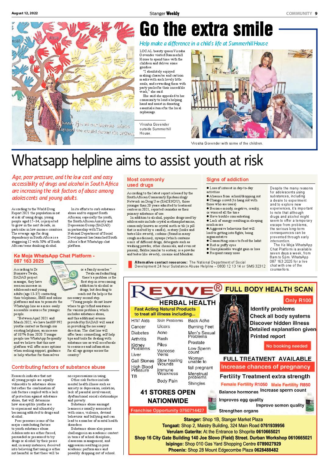 Stanger Weekly 12 August 2022 page 9
