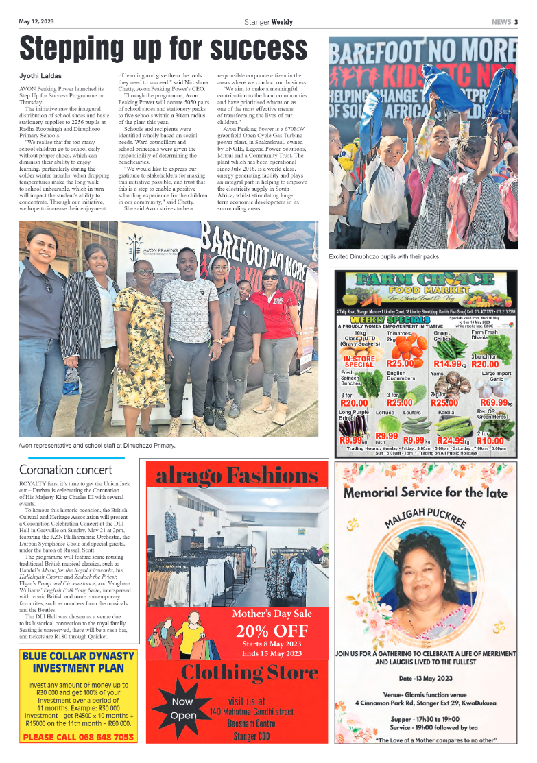 Stanger Weekly 12 May 2023 page 3