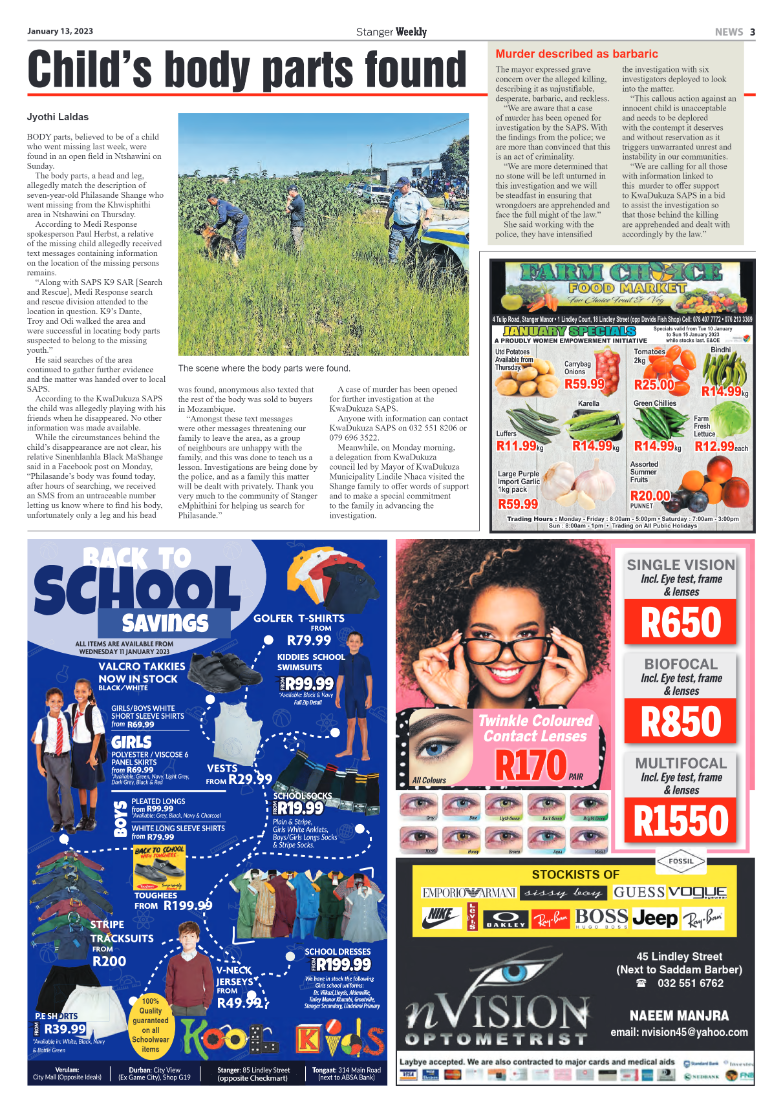 Stanger Weekly 13 January 2023 page 3