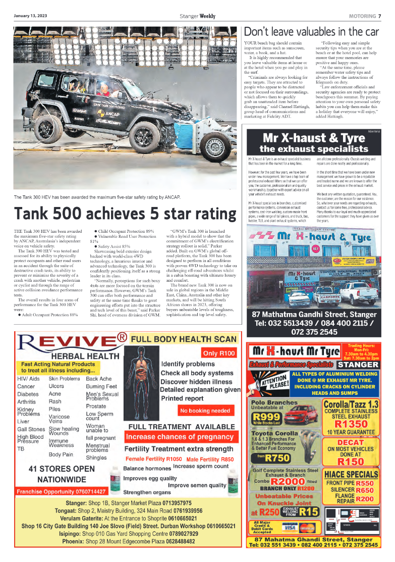 Stanger Weekly 13 January 2023 page 7