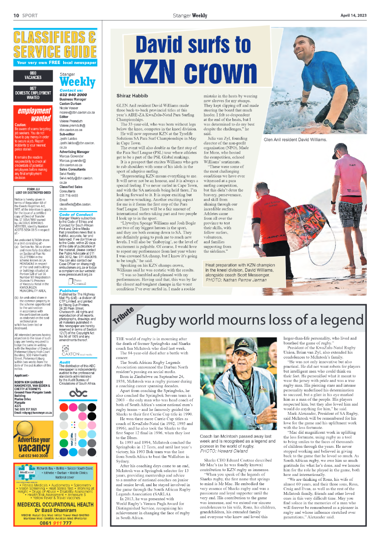 Stanger Weekly 14 April 2023 page 10