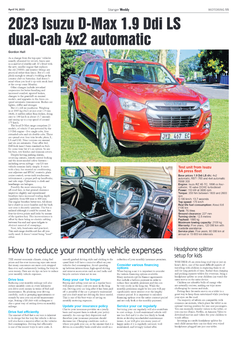 Stanger Weekly 14 April 2023 page 11