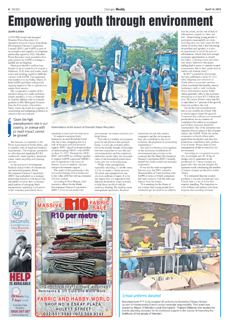 Stanger Weekly 14 April 2023 page 4