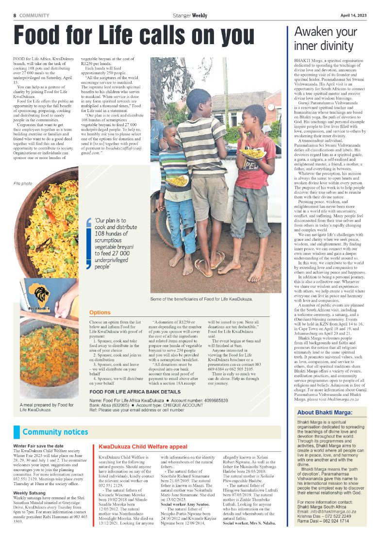 Stanger Weekly 14 April 2023 page 8