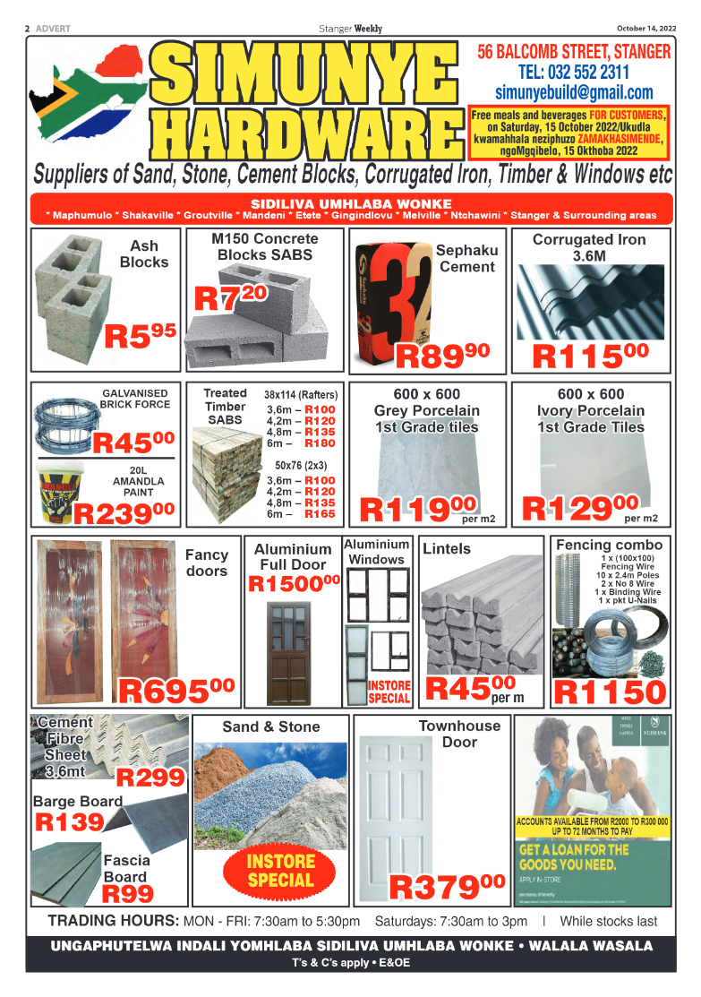 Stanger Weekly 14 October 2022 page 2