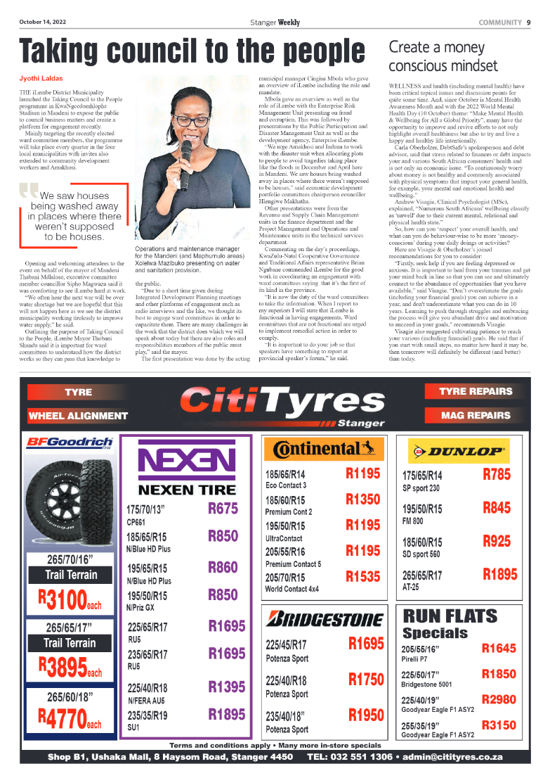 Stanger Weekly 14 October 2022 page 9