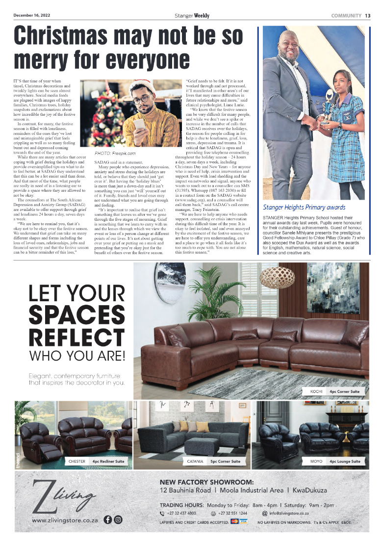 Stanger Weekly 16 December 2022 page 13