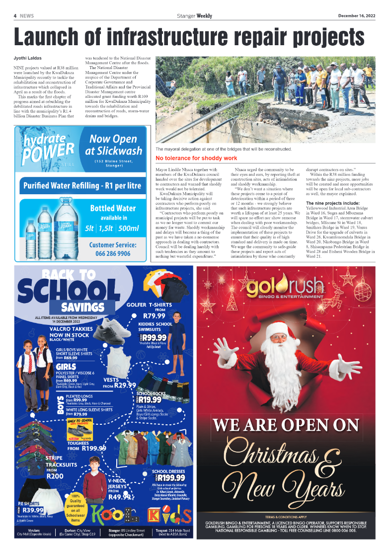 Stanger Weekly 16 December 2022 page 4