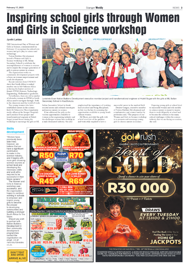 Stanger Weekly 17 February 2023 page 3