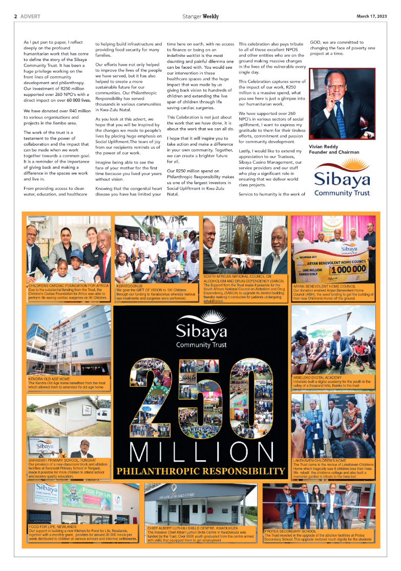 Stanger Weekly 17 March 2023 page 2