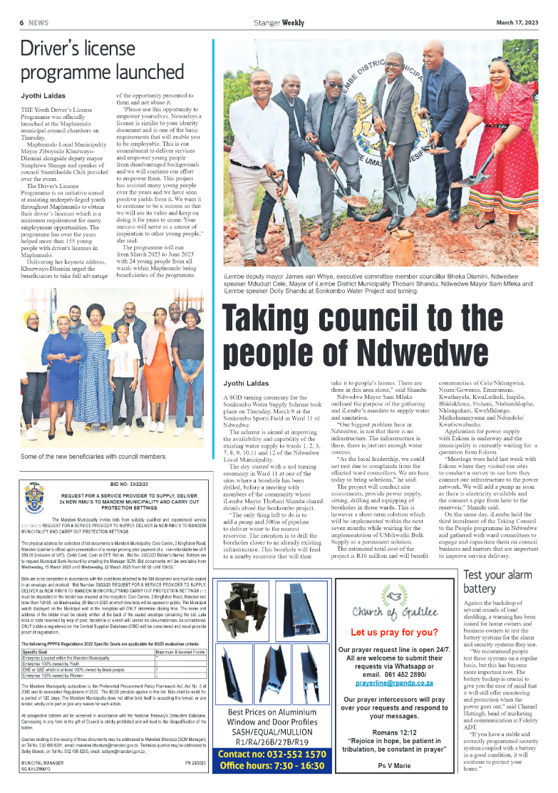 Stanger Weekly 17 March 2023 page 6