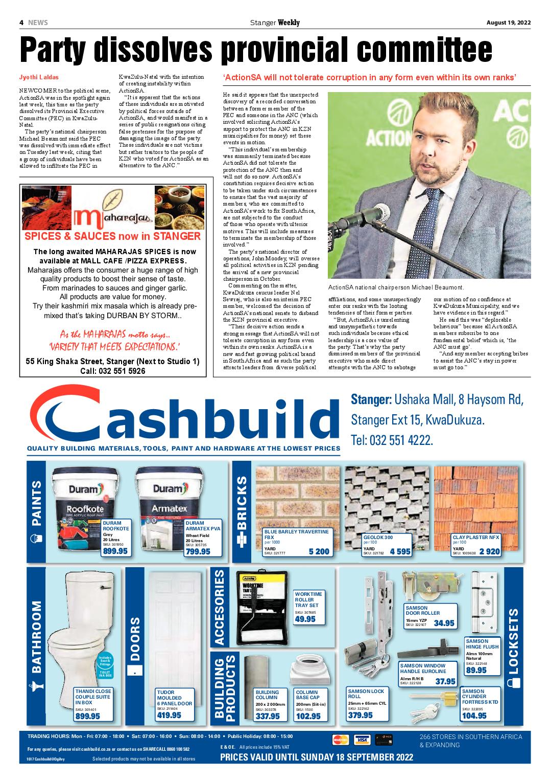 Stanger Weekly 19 August 2022 page 4