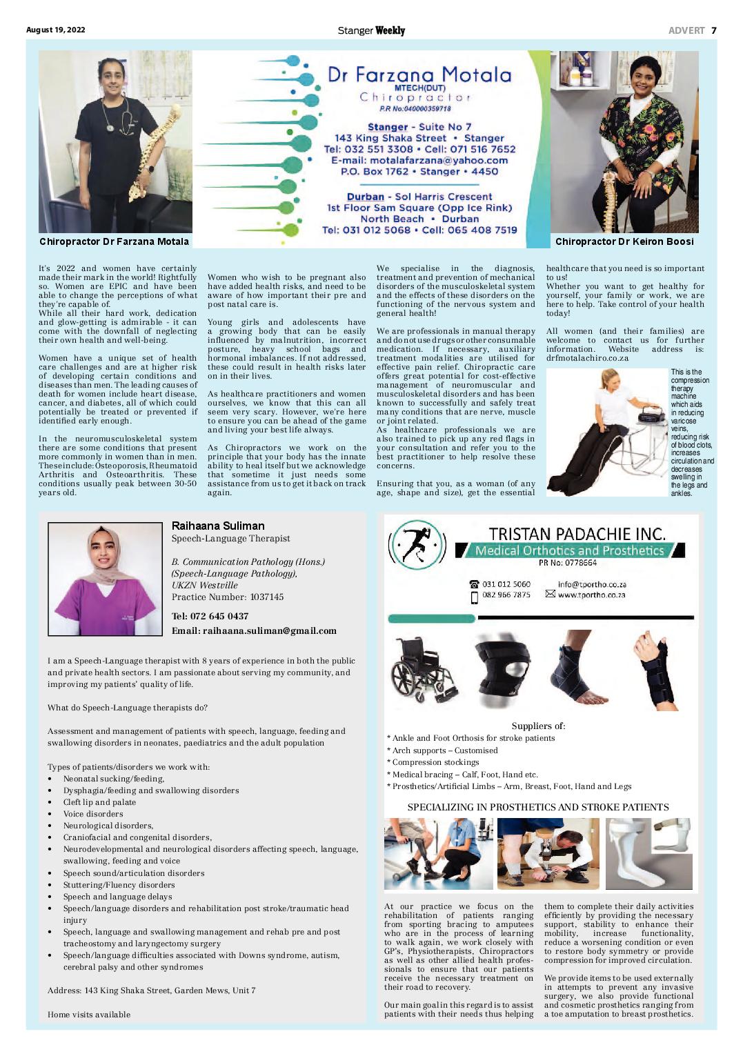 Stanger Weekly 19 August 2022 page 7