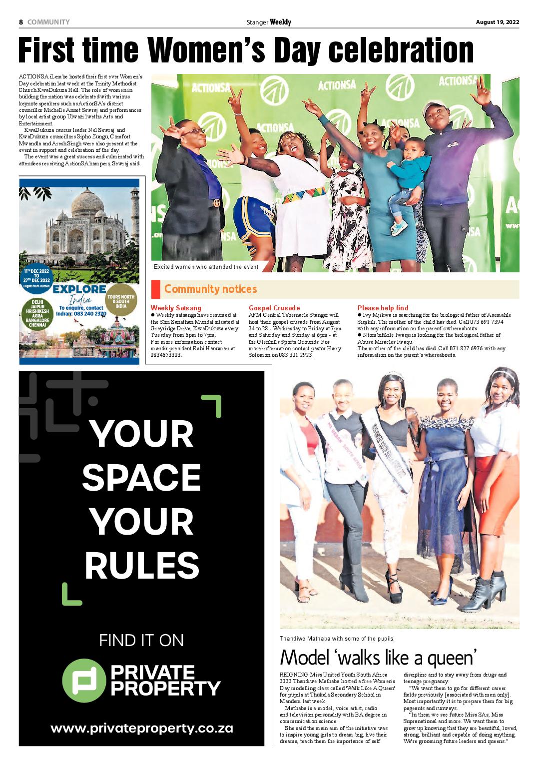 Stanger Weekly 19 August 2022 page 8