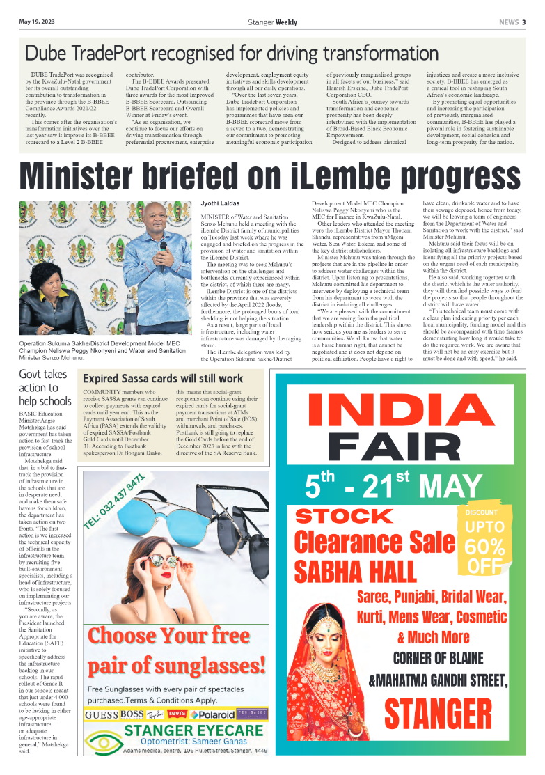 Stanger Weekly 19 May 2023 page 3