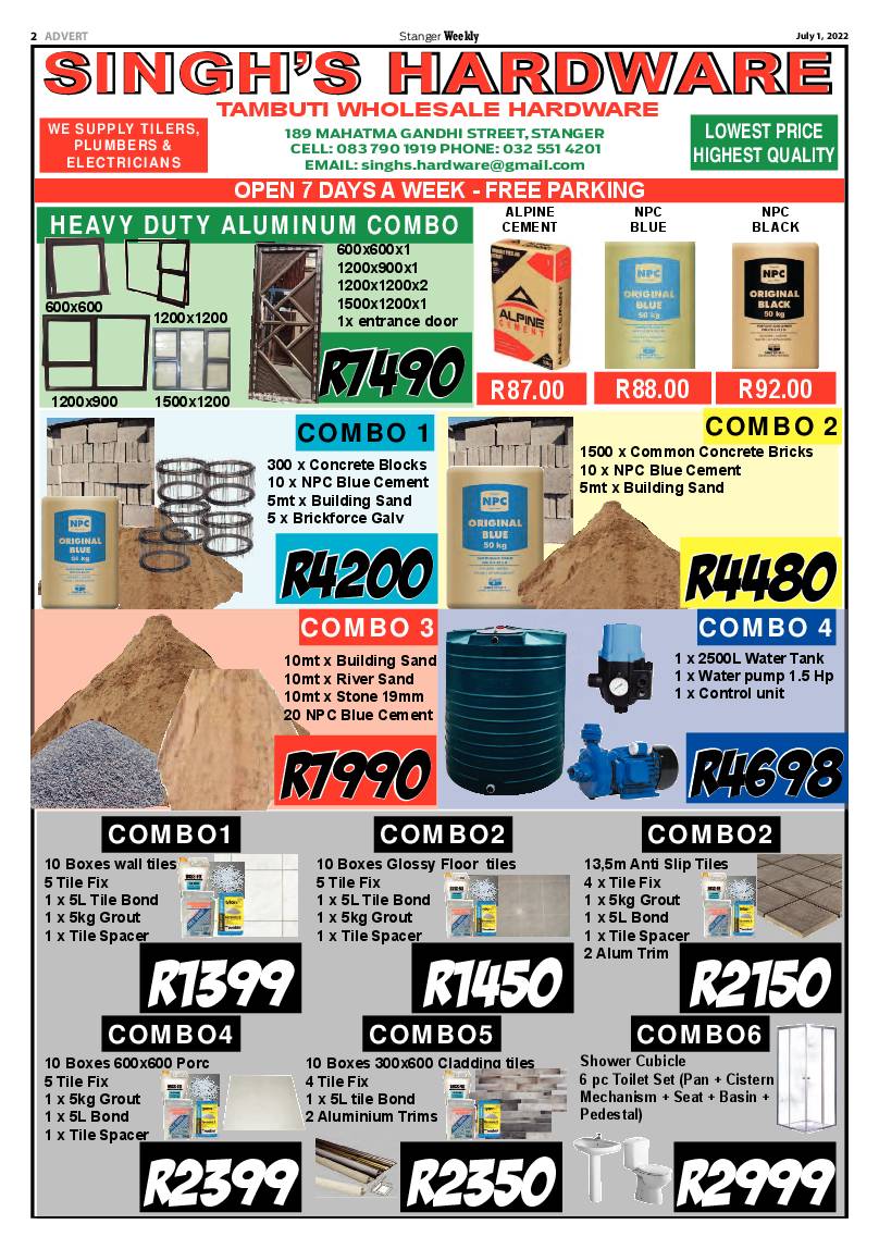 Stanger Weekly 1 July 2022 page 2