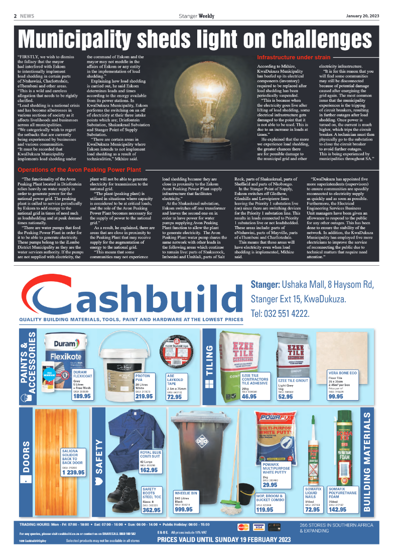 Stanger Weekly 20 January 2023 page 2