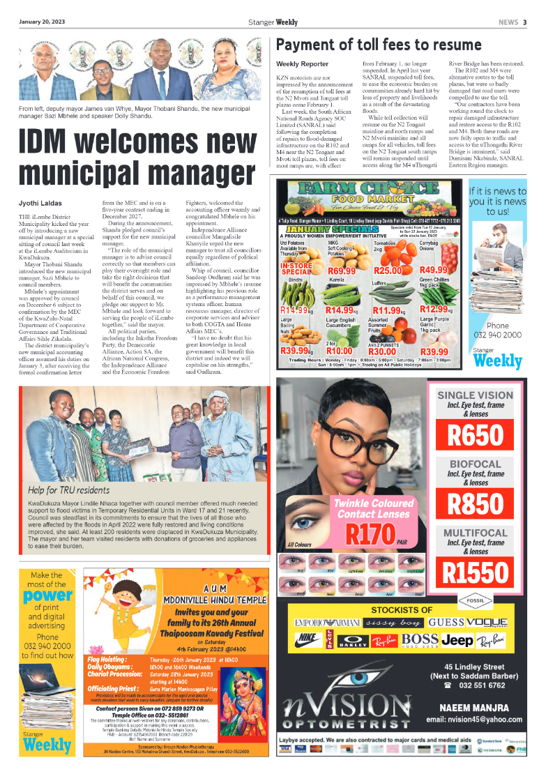 Stanger Weekly 20 January 2023 page 3