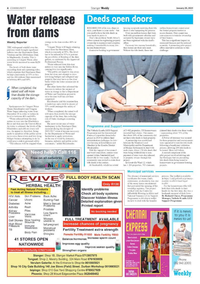 Stanger Weekly 20 January 2023 page 4