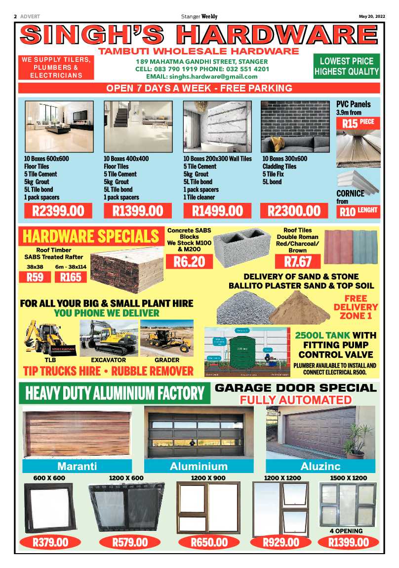 Stanger Weekly 20 May 2022 page 2