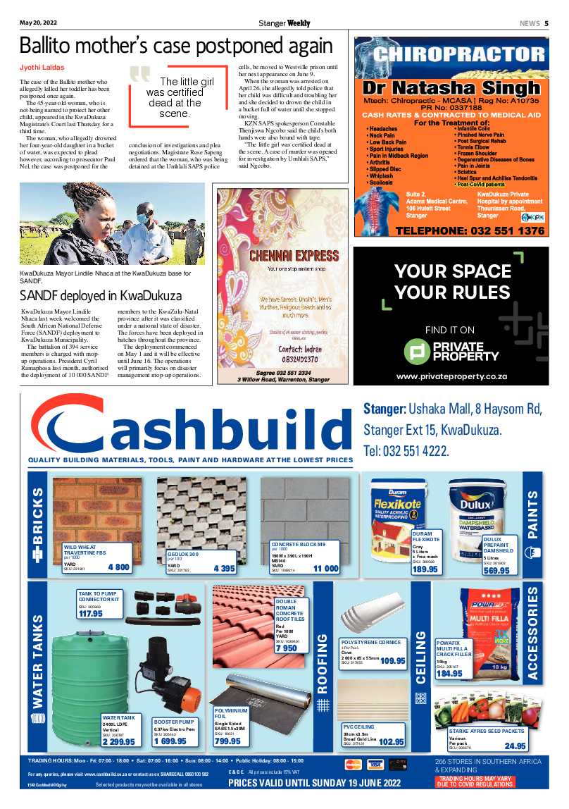Stanger Weekly 20 May 2022 page 5