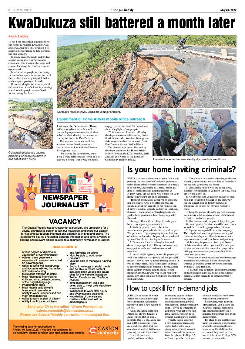 Stanger Weekly 20 May 2022 page 8