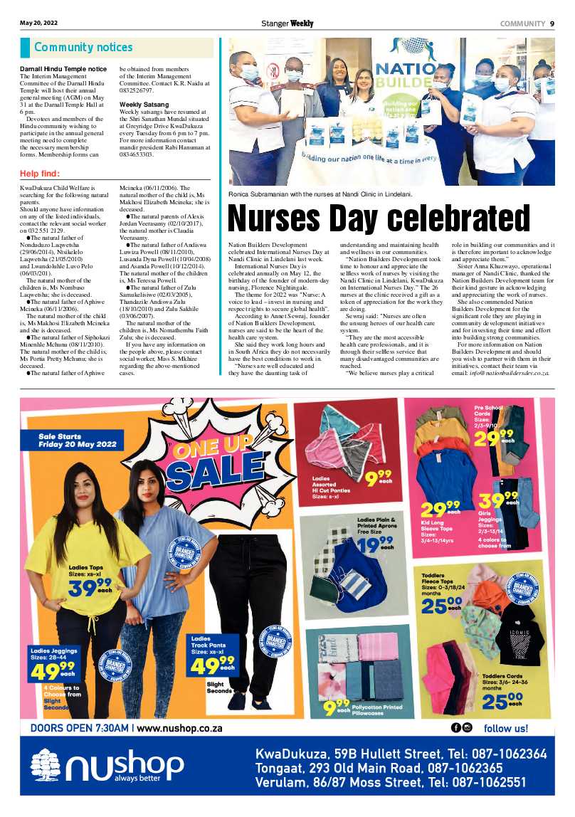 Stanger Weekly 20 May 2022 page 9