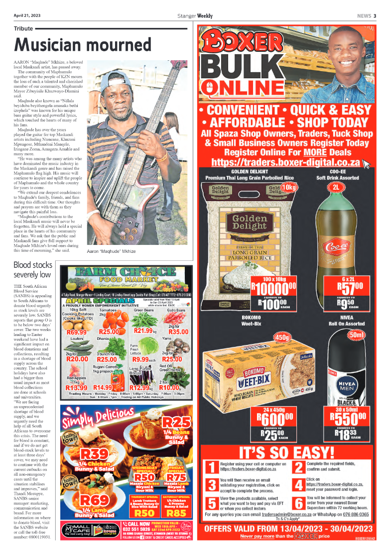Stanger Weekly 21 April 2023 page 3
