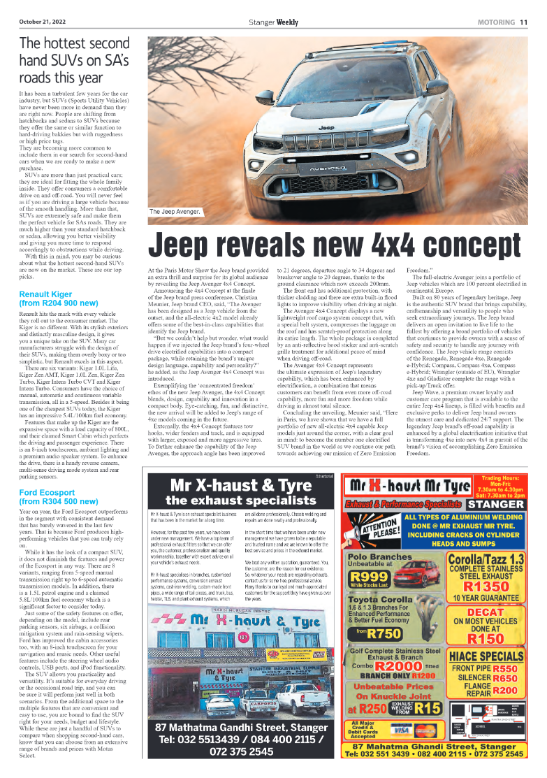 Stanger Weekly 21 October 2022 page 11