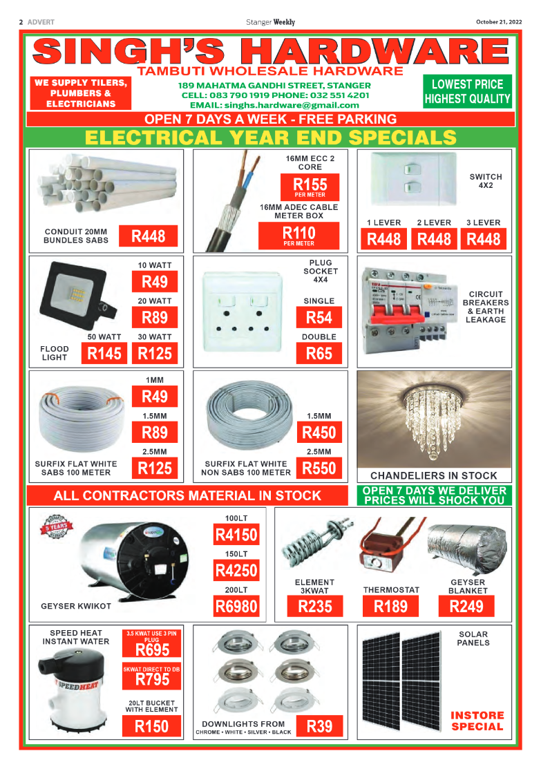 Stanger Weekly 21 October 2022 page 2