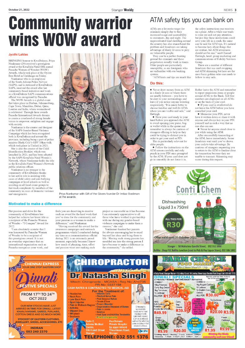 Stanger Weekly 21 October 2022 page 3